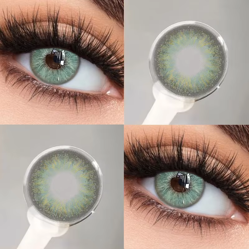 KSSEYE 1 paire de lentilles de Contact de couleur naturelle pour les yeux