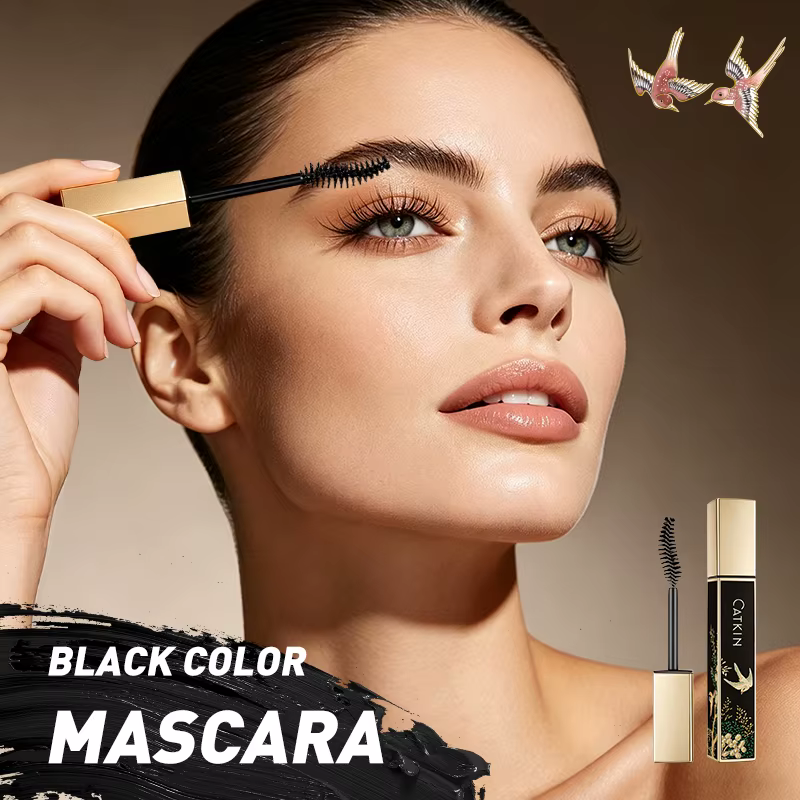 Mascara CATKIN Noir, Volumisant et Allongeant, Imperméable, Pour Halloween et Cosplay, Crée des Cils Plus Longs, Plus Épais et Dramatiques, Prêts pour les Fêtes