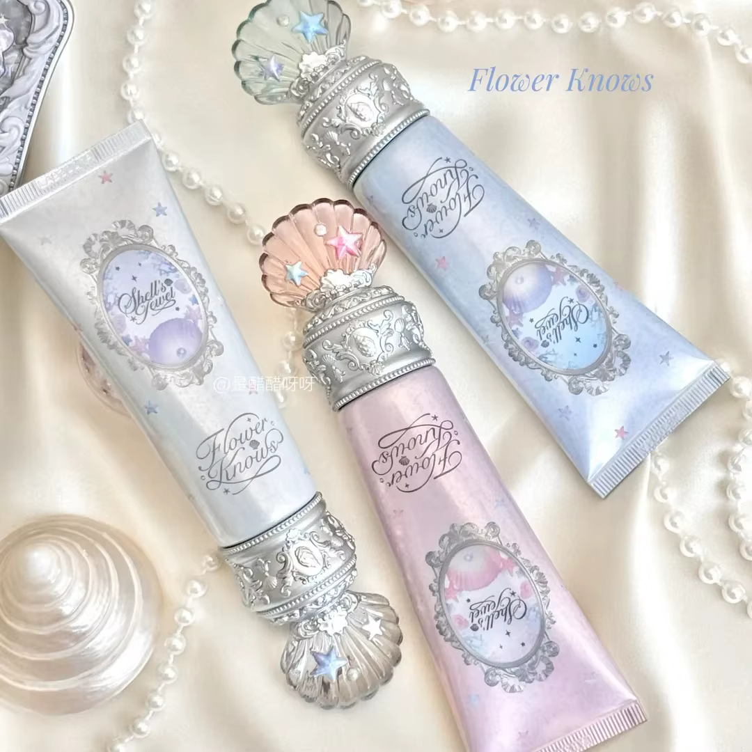 Flower Knows Shell’s Jewel Radiance Primer Base de Teint Illuminatrice Hydratante Éclat Perle