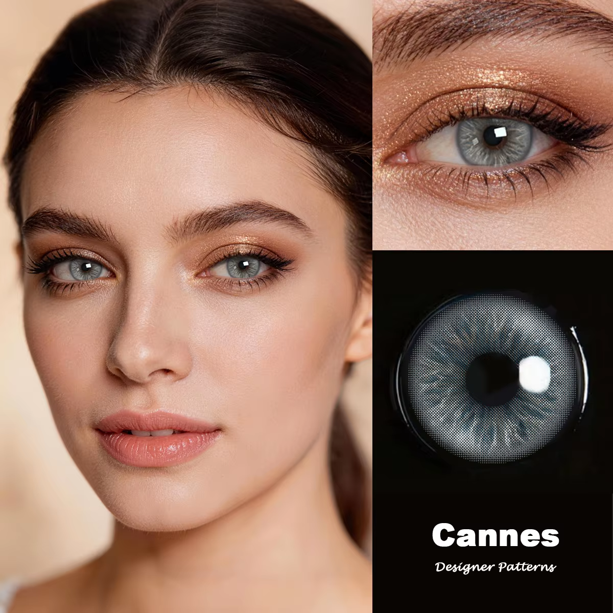Lentilles de contact colorées bleues Lalens 14
