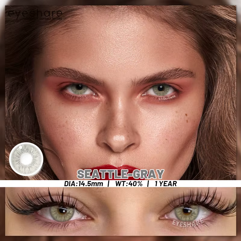 EYESHARE 1 paire de lentilles de contact de couleur pour les yeux contatos