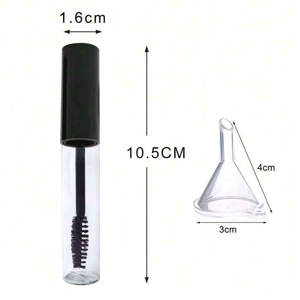 1/3 pièces + 3 accessoires 10ml tubes de mascara