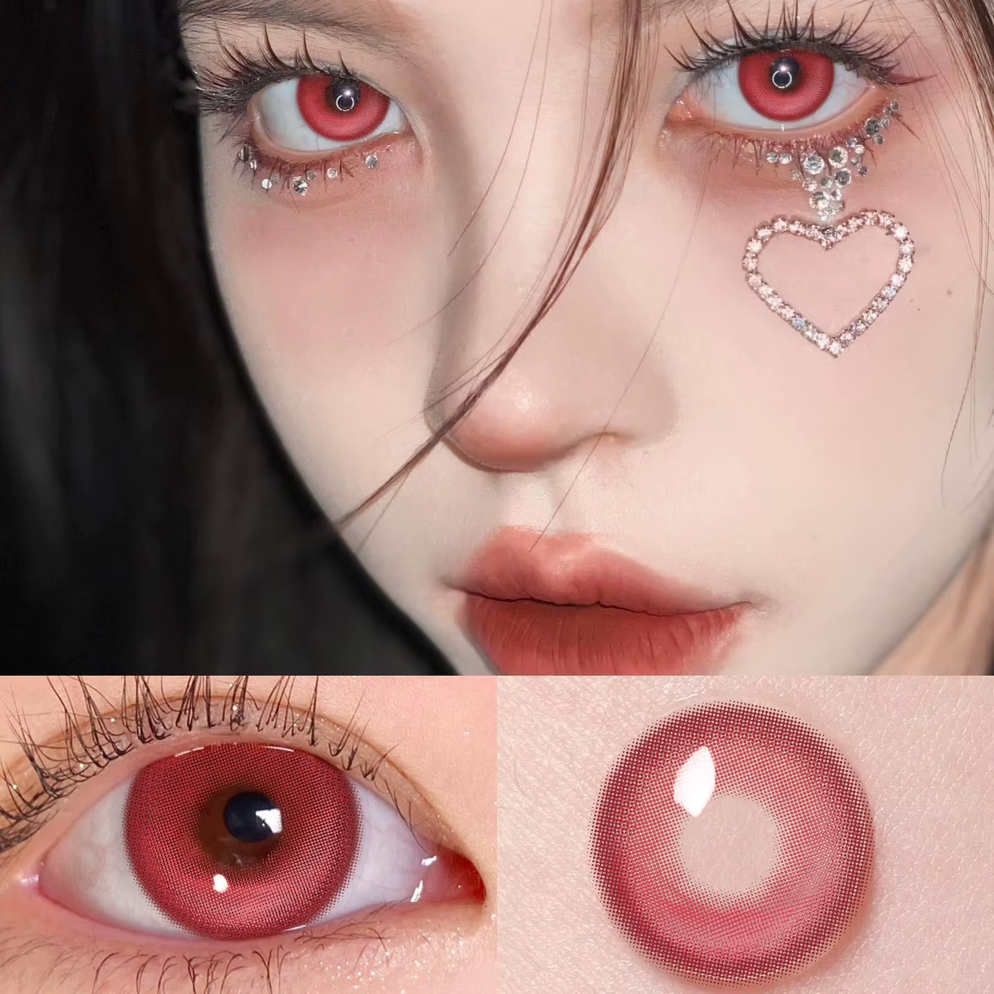 Bio-essence 1 paire de lentilles de Contact de couleur pour les yeux