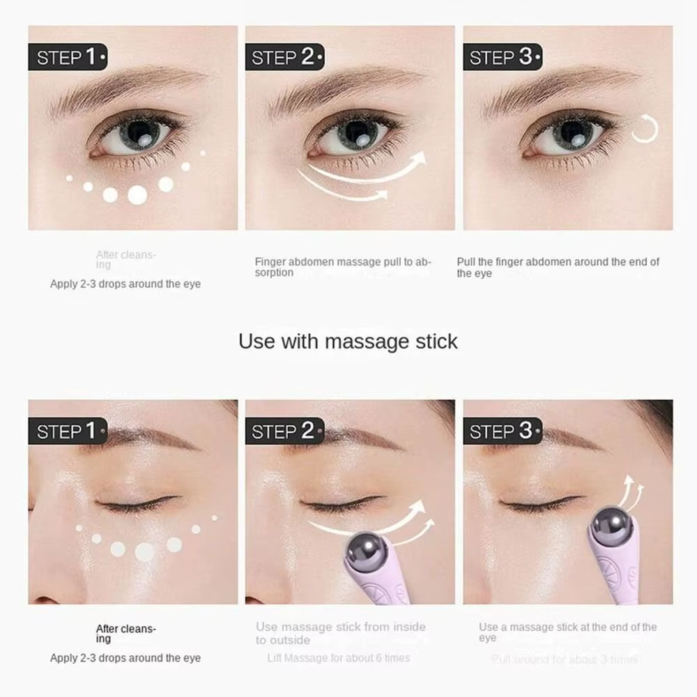 Rouleau de crème de massage pour les yeux