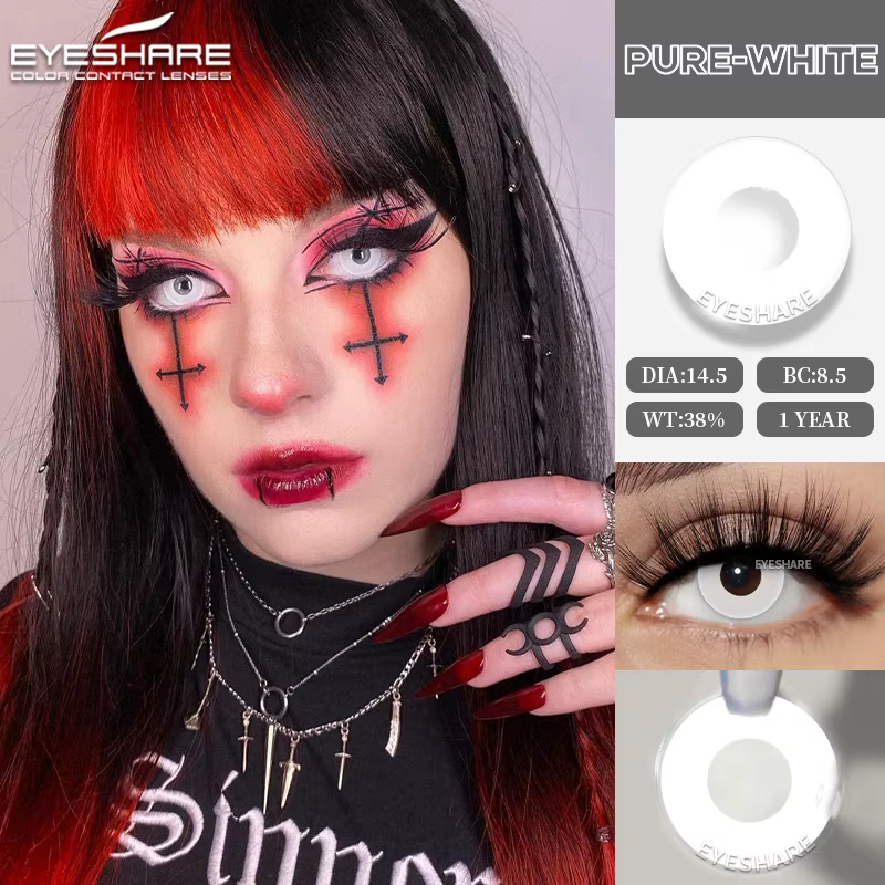 EYESHARE Cosplay lentilles de contact de couleur pour les yeux 1 paire