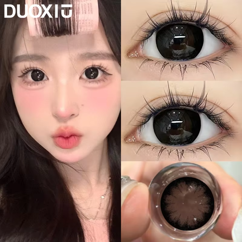 DUOXIU 1 paire de lentilles de Contact de couleur mode coréenne grands yeux