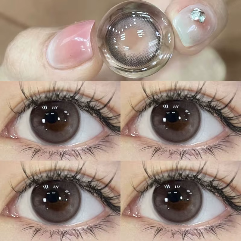 YIMEIXI 2 pièces lentilles de Contact pour les yeux Prescription