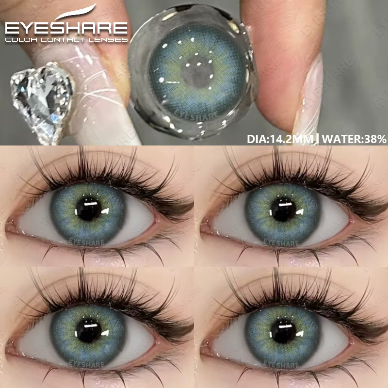 EYESHARE 1 paire de lentilles pour les yeux naturelles