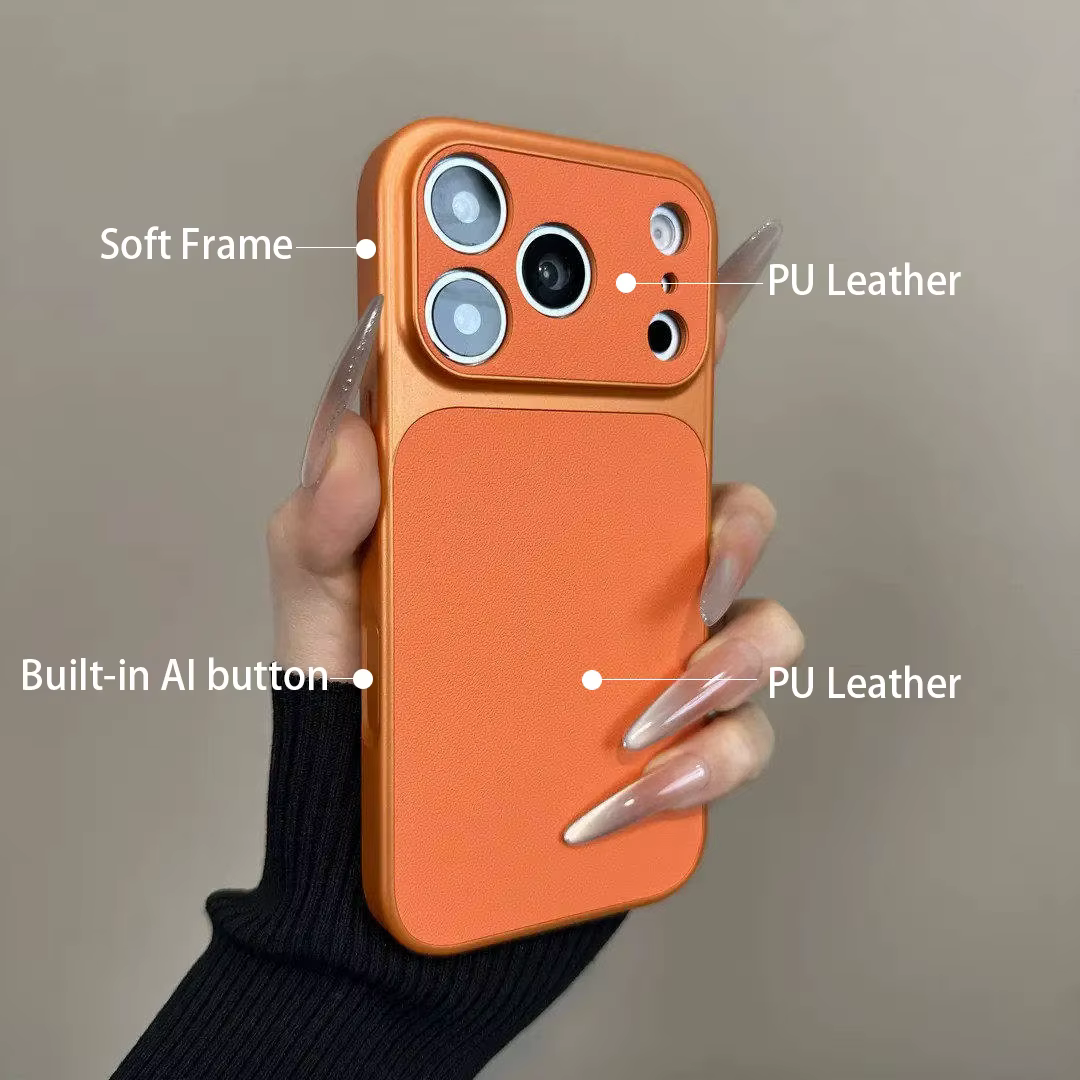 Coque de téléphone de luxe nouvelle texture peau d'orange pour iPhone 17 Pro Max 16 15 14 13 12 11 Pro Max Plus, cadre souple rétro antichoc