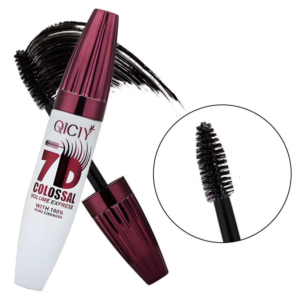 Mascara noir pour un volume multidimensionnel, extension de cils en fibres de soie, imperméable, anti-taches, maquillage pour les yeux longue durée, cosmétique