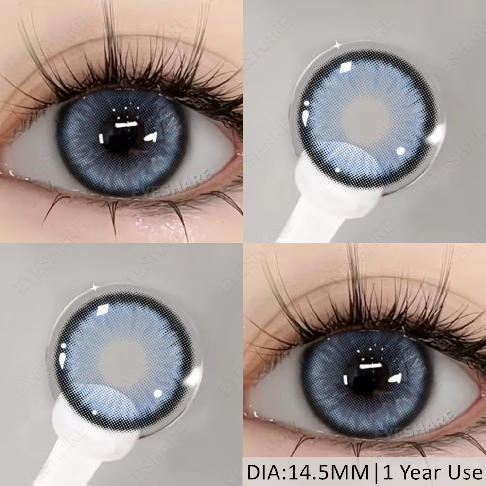 AMARA 0 ~-6.00 degrés 1 paire de lentilles de Contact colorées pour myopie pour les yeux