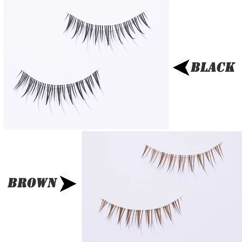 Faux-cils réutilisables, 5 paires, look naturel, faciles à appliquer