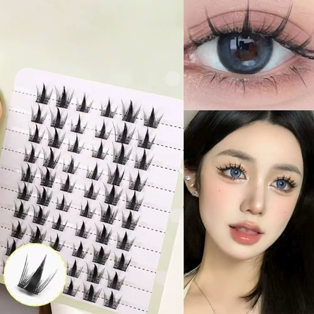 Faux cils naturels noirs
