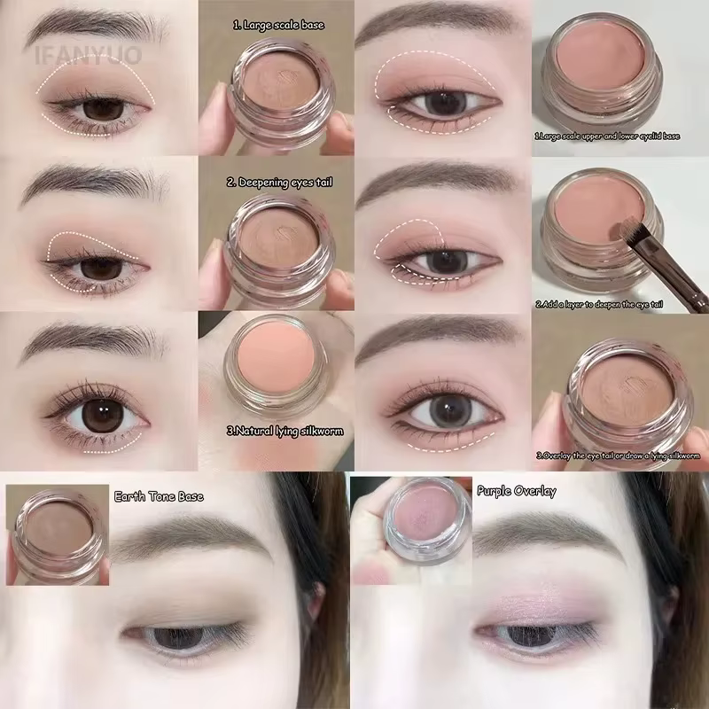 Fard à paupières rose nude mat