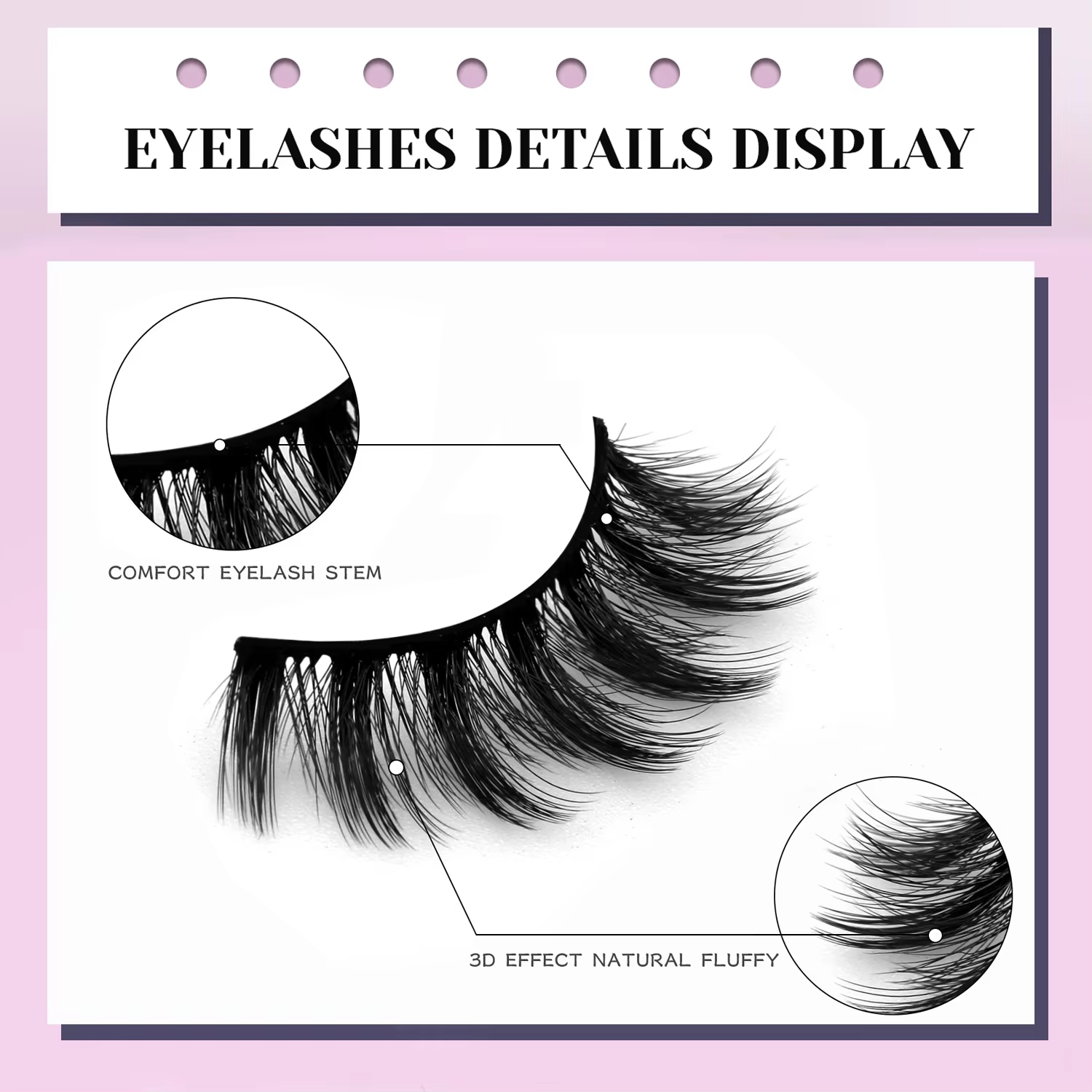 Veltrinay Faux cils 3D vison