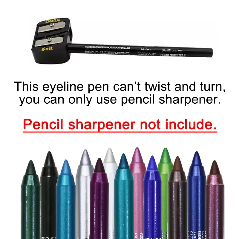 Stylo Eyeliner coloré 6 couleurs