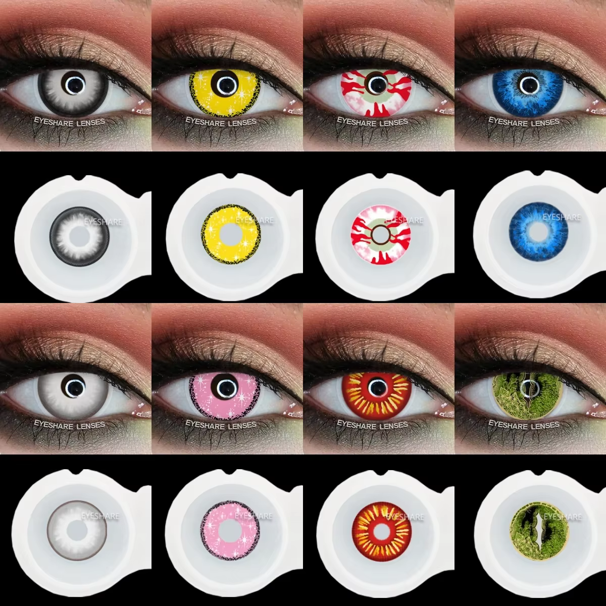 Lentilles de Contact Colorées pour Halloween