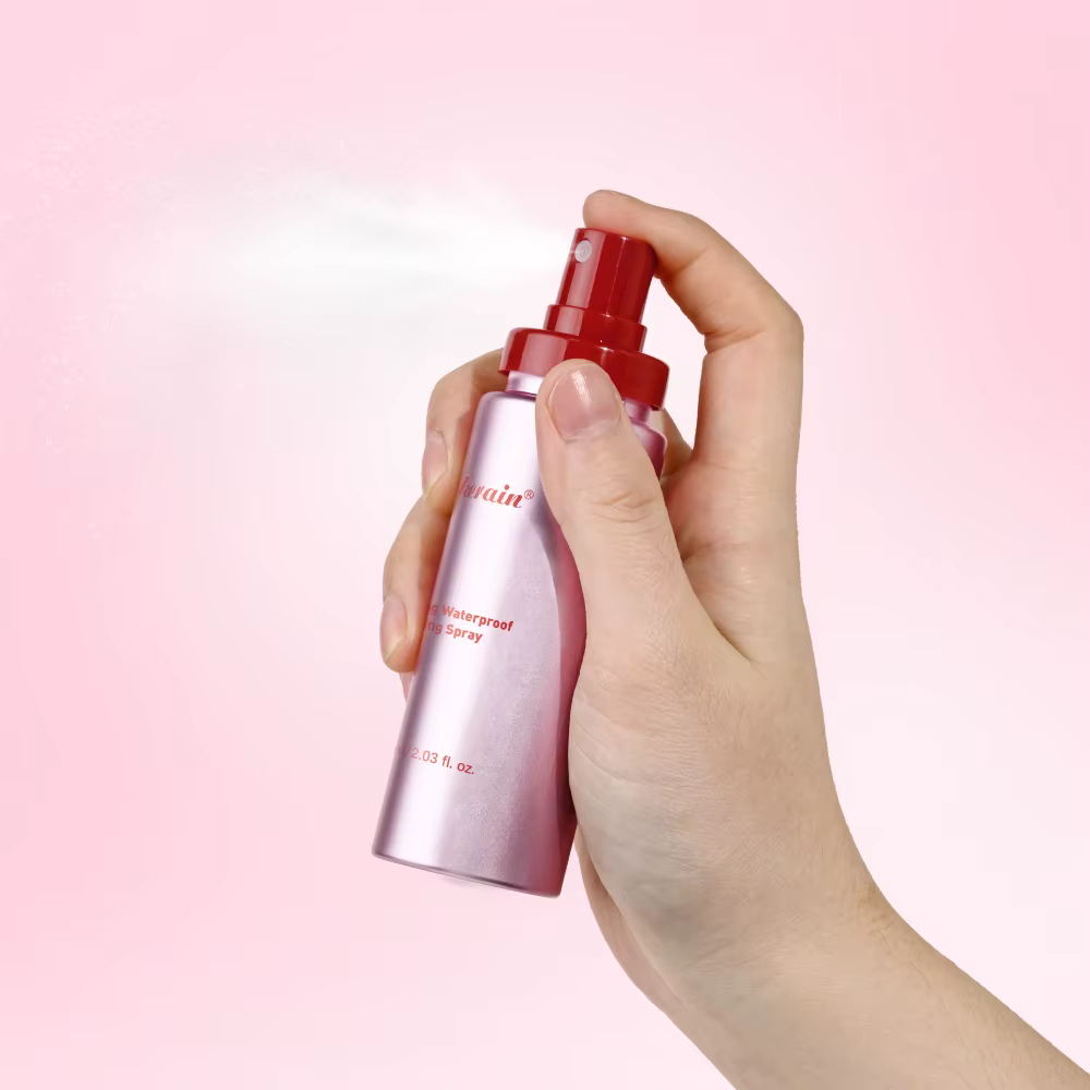 Spray Fixateur Matifiant Contrôle Sébum Imperméable Anti-Transpiration Fixation Rapide Maquillage Portable Base Matifiante