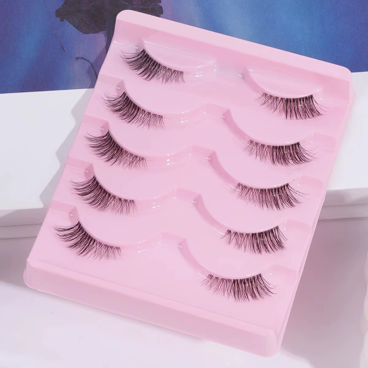 MAGEFY 5 paires demi faux cils Manga