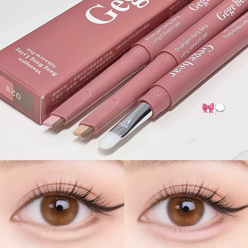 Crayon ombre mat double ton sous les yeux