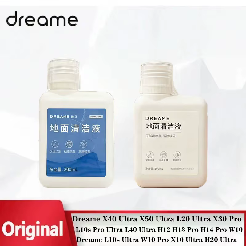 Liquide adapté pour Dreame L40 Ultra AE \ X40 Ultra / l10s ultra gen2 /X50 ultra/H12 Pro /W10, liquide de nettoyage, pièces, accessoires 200ml