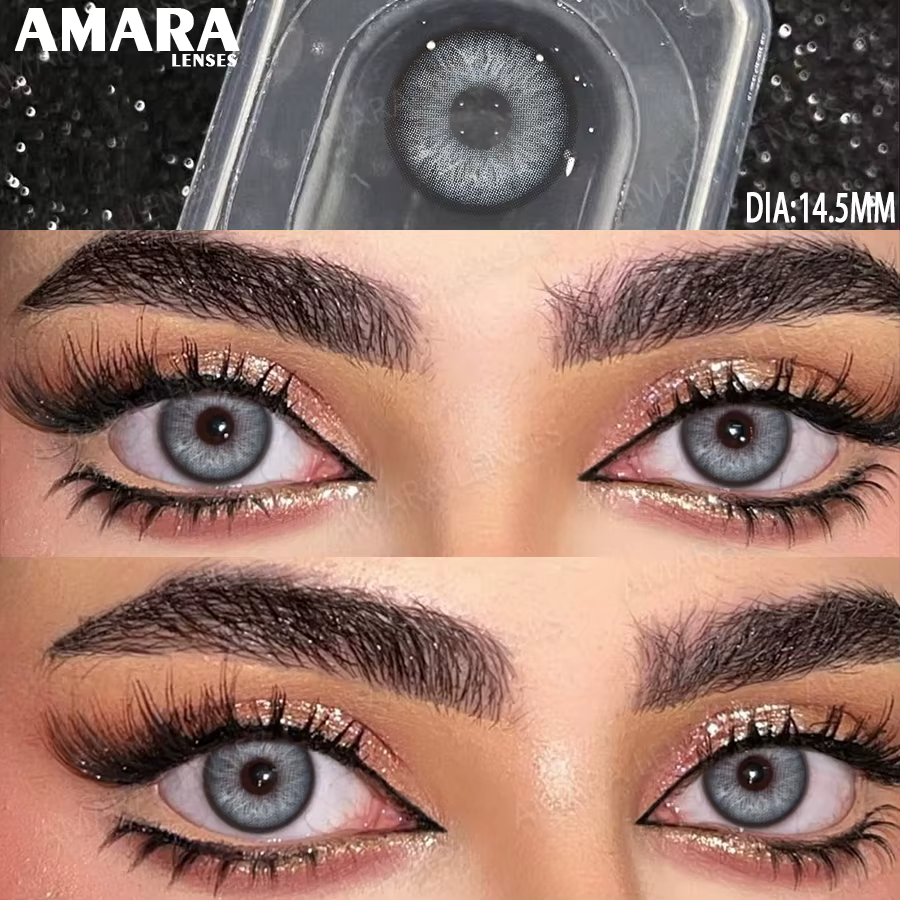 Lentilles de contact AMARA Norvège bleues