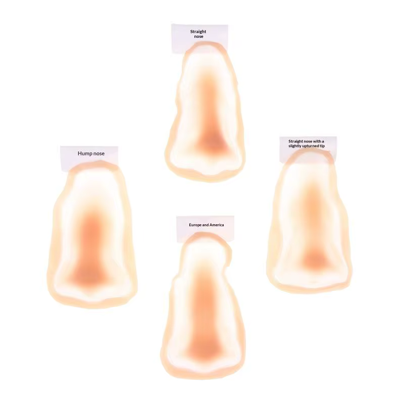 Faux nez en silicone professionnel pour maquillage, effets spéciaux, respectueux de la peau, naturel, réutilisable, pour maquillage de scène, prothèse faciale