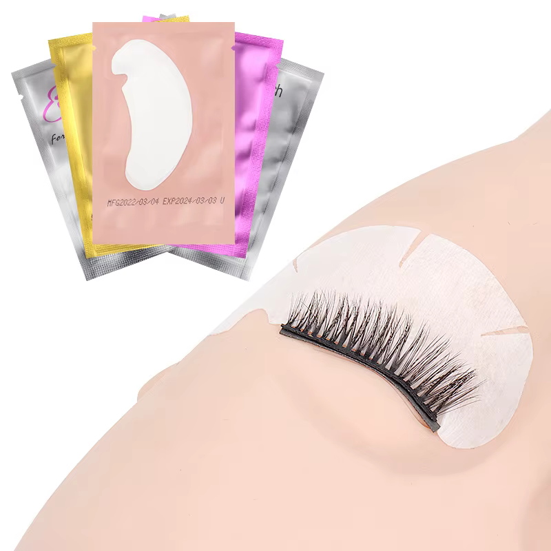 50 paires de patchs hydrogel pour extensions de cils, coussinets en gel en forme de U pour greffe de cils, fournitures pour extensions de cils, outils de maquillage