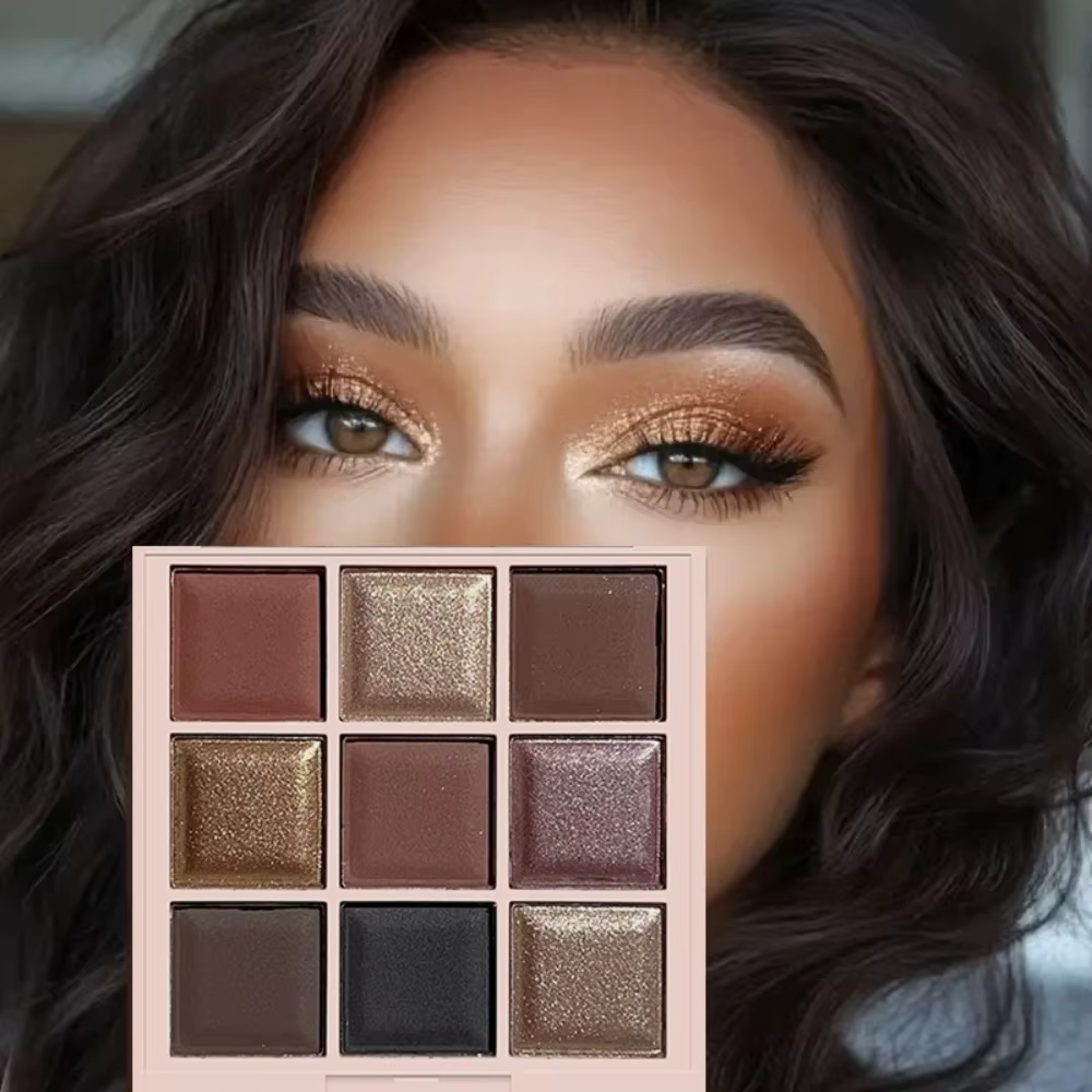 Palette de fards à paupières chocolat