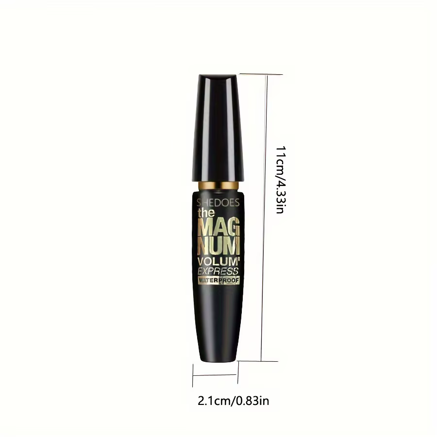 Mascara noir 4D, fibre liquide, imperméable, UNIS issant, allongeant, curling
