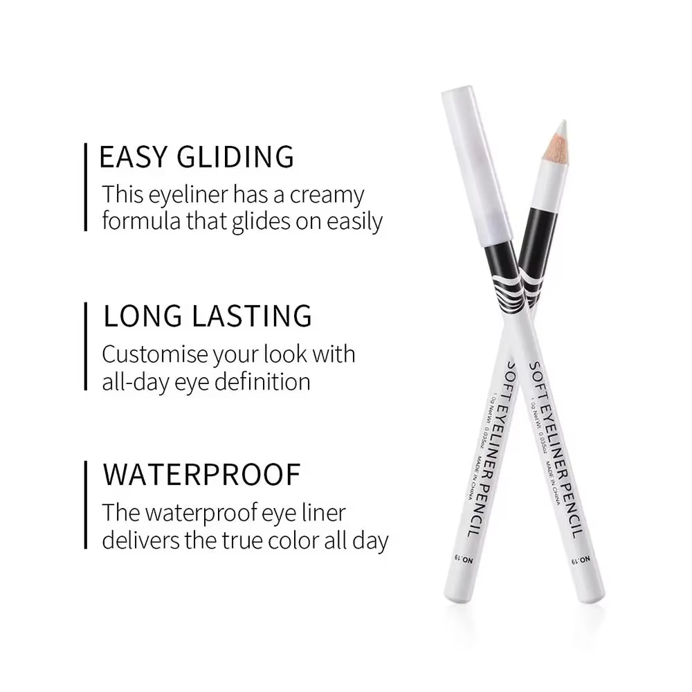 Crayon Eyeliner blanc mat à séchage rapide