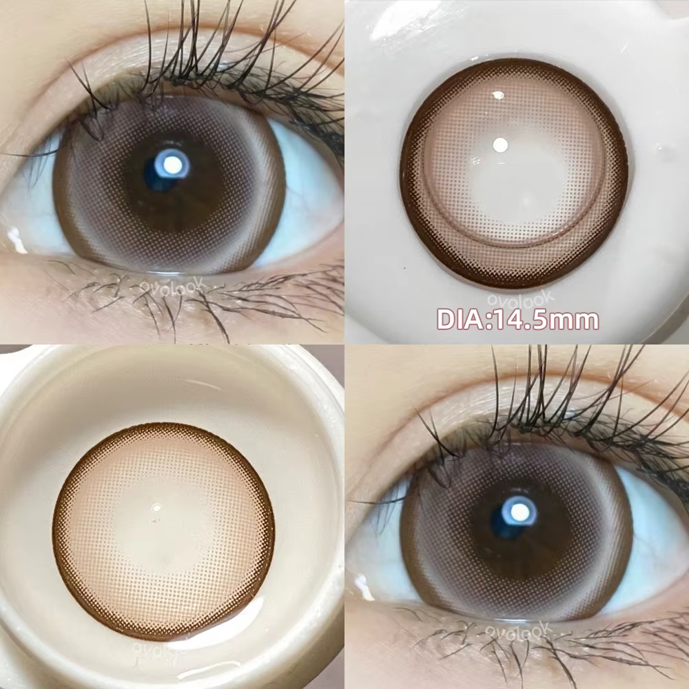 2pcs Myopie Cosplay Série Lentilles De Contact Colorées Pour Les Yeux Cosmétiques Pupilles Oeil document Lentille Avec