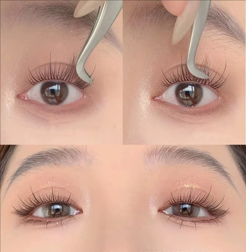 MIAOJIE tournesol faux cils noir naturel Manga