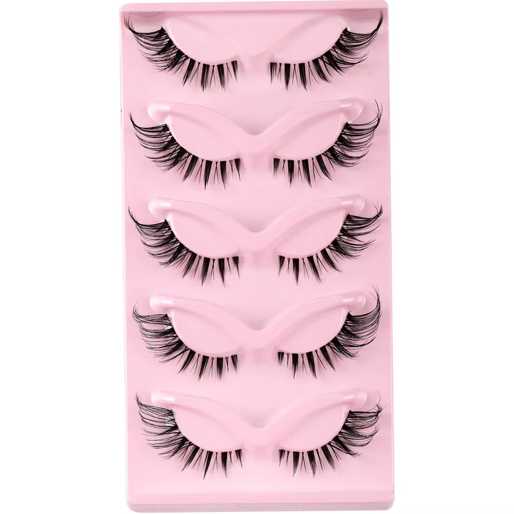 5 paires de cils dramatiques effet œil chat/renard Volume dramatique Extension