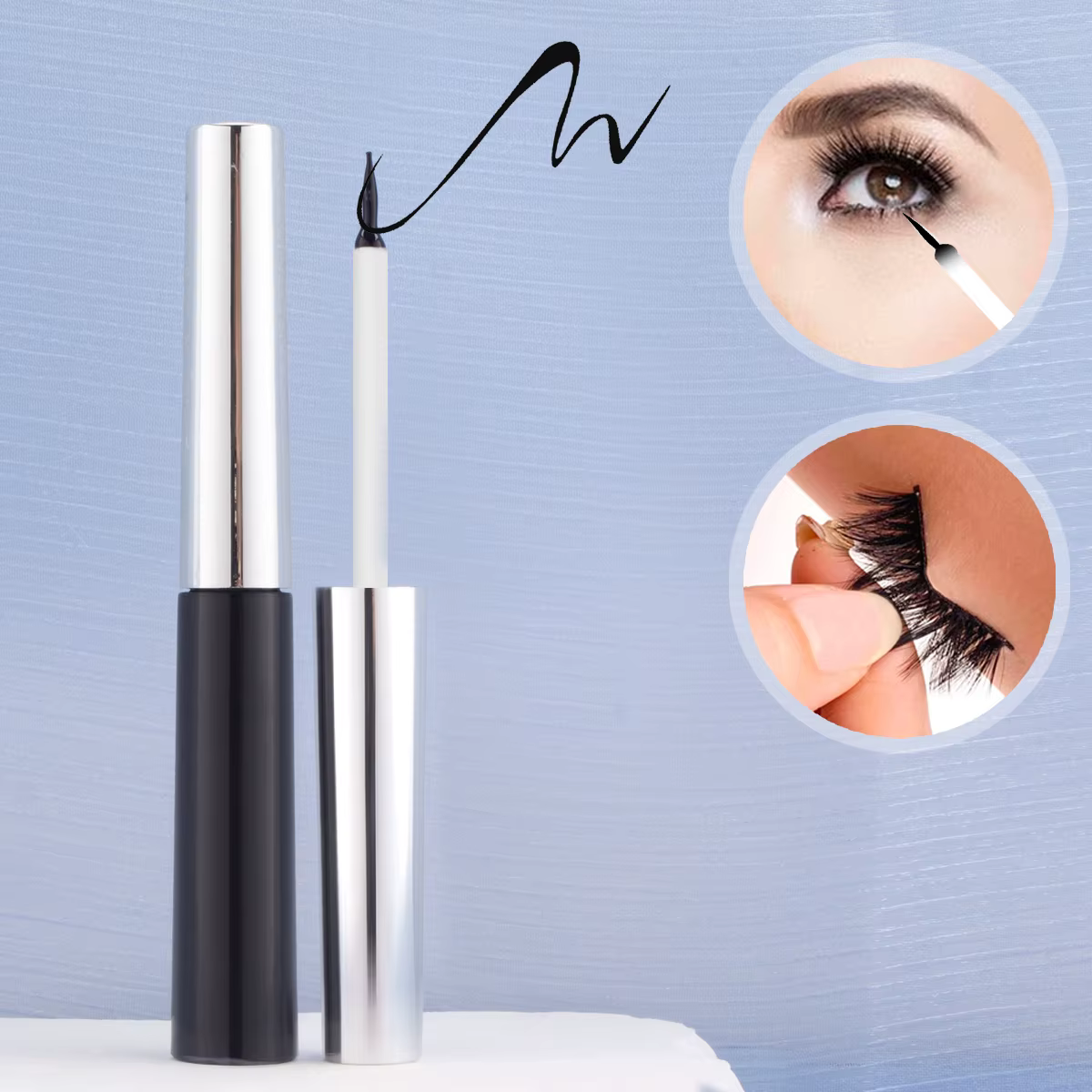 Colle pour faux cils, séchage rapide