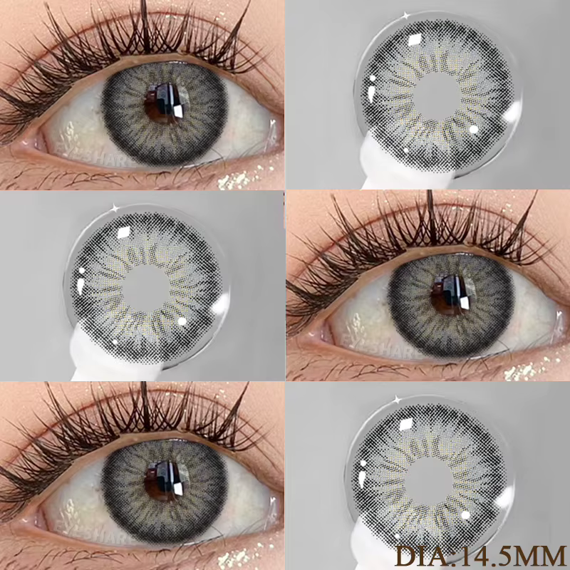 AMARA 1 paire de lentilles de Contact colorées marron