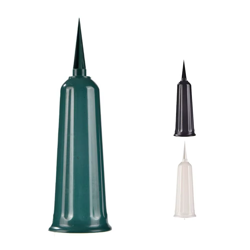 Vase de cimetière avec pointes, support de vase floral en plastique, pierre tombale, jardin, sol, extérieur, décorations de marqueurs de fleurs