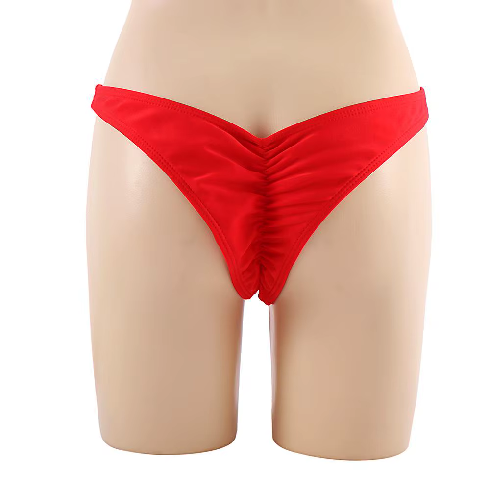 Maillots de bain femmes slips bas de Bikini cravates latérales string brésilien maillot de bain coupe classique bas Biquini nager court dames maillot de bain