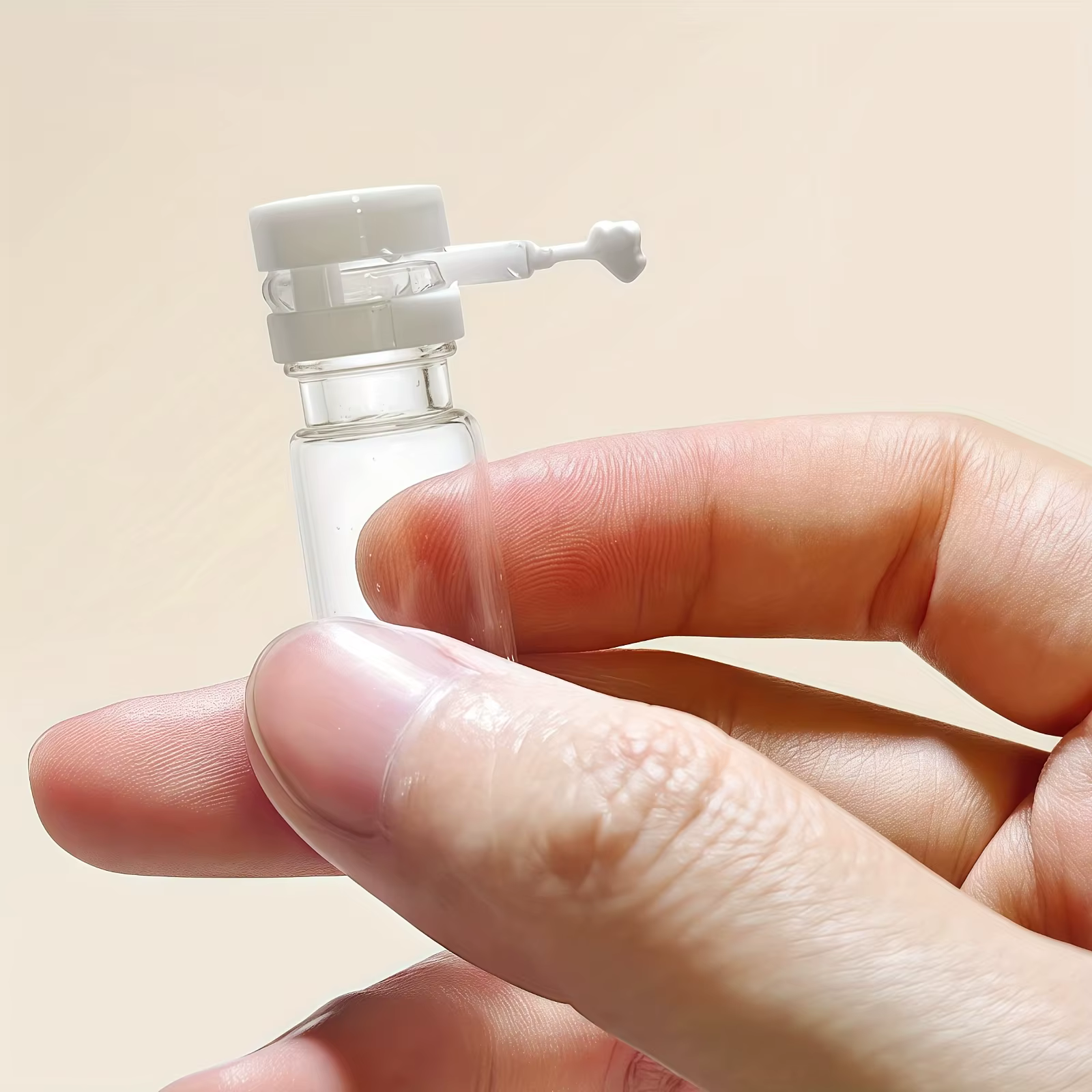 10 Mini bouteilles de voyage bouteilles en verre Transparent portables anti-fuite adaptées au sérum démaquillant, bouteilles vides à usage unique