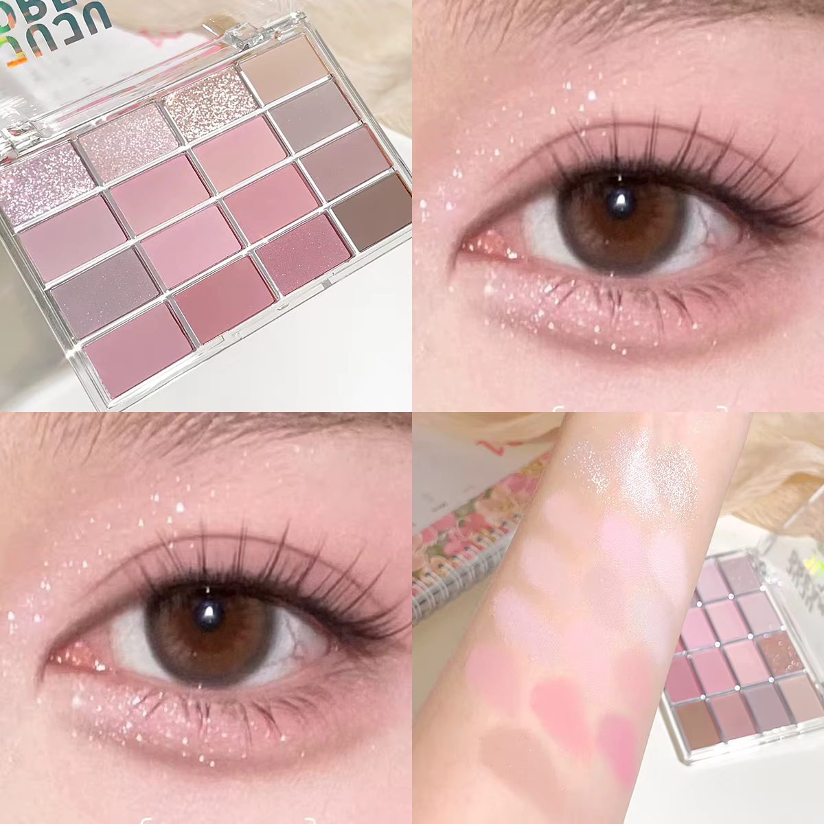 JUJU DREAM Palette de fards à paupières ton terre 16 couleurs