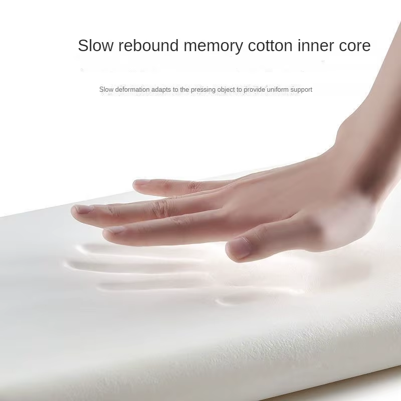 Oreiller bas pour protéger la vertèbre cervicale et aider à dormir en été, pour étudiants et adultes, maison Ultra-mince, mousse à mémoire de forme basse, noyau d'oreiller doux