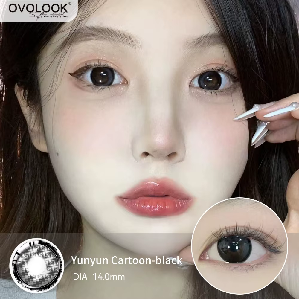 1 paire beauté 10 couleurs lentilles de Contact pour les yeux naturel élève couleur lentille