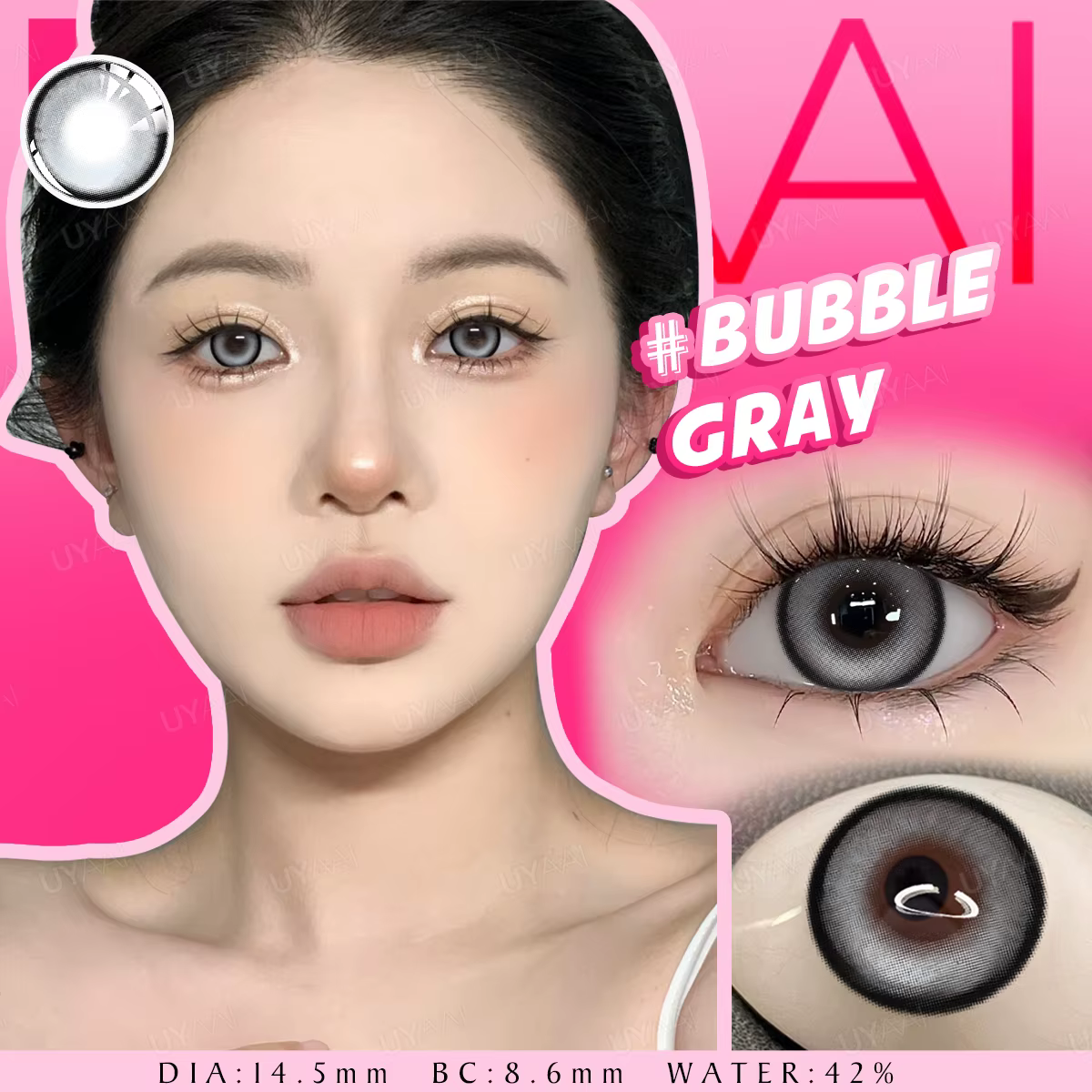 Lentilles de contact de couleur naturelle UYAAI