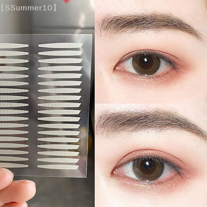 【SSummer10】1 feuille de ruban adhésif invisible pour paupières doubles - Transparent