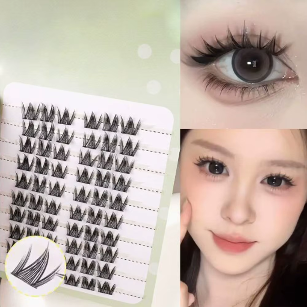 Faux cils naturels noirs