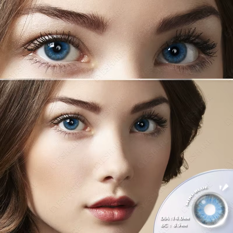 EYESHARE 1 paire de lentilles de contact de couleur pour les yeux cosmétiques