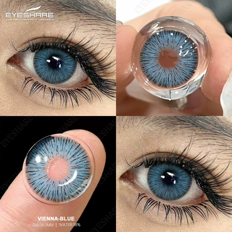 EYESHARE 1 paire de lentilles de Contact de couleur pour les yeux cosmétiques