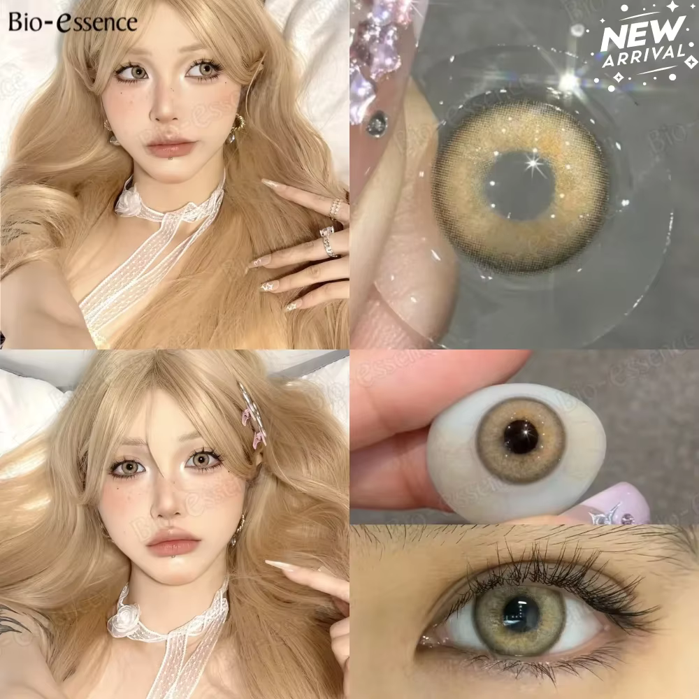 2024 nouvelles lentilles de Contact colorées bio-essense pour les yeux 1 paire