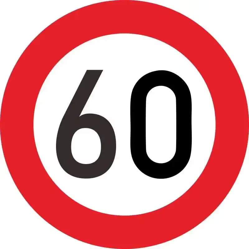 Panneau de limite de vitesse de signalisation, panneau en aluminium, métal vintage, restriction de la circulation, extérieur, étanche, 10.20.30.40. 50.effrayteuse 90 NOR/ h