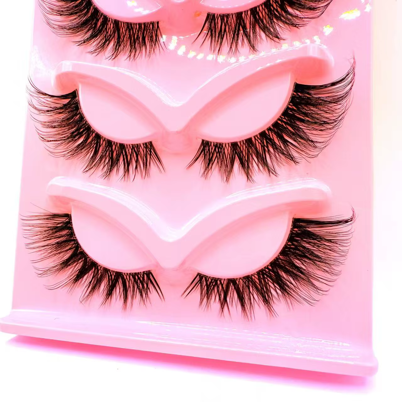5 paires de faux cils dramatiques